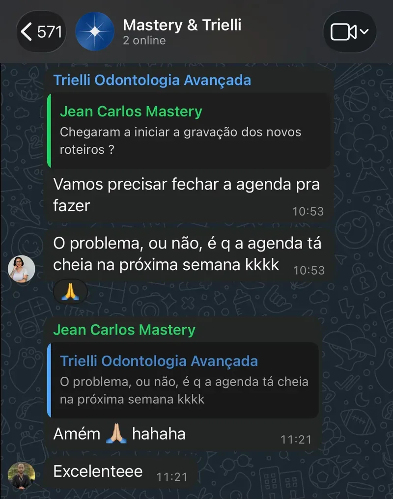 Depoimento de cliente Mastery 3